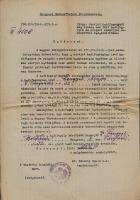 1946 Bp., Szovjet hadifogságból még haza nem ért hadifogoly ügyében való intézkedésekkel kapcsolatos határozat