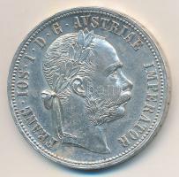 Ausztria 1879. 1Fl Ag "Ferenc József" T:2 Austria 1879. 1 Florin Ag "Franz Joseph" C:XF Krause KM#2222