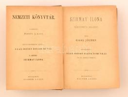 Gaal József összes művei 1-3. Nemzeti Könyvtár 23.,27.,28. Budapest, 1881-1882, Aigner Lajos. Kiadói...
