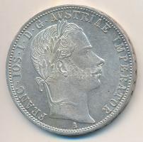 Ausztria 1861A 1Fl Ag "Ferenc József" T:2 Austria 1861A 1 Florin Ag "Franz Joseph" C:XF Krause KM#2219