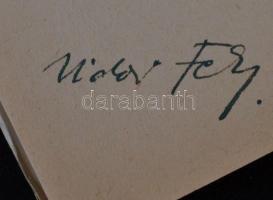Vidor Ferike: Kezitcsókolom! Bp., 1941, szerzői. A szerző által aláírt példány. Kicsit kopott papírk...