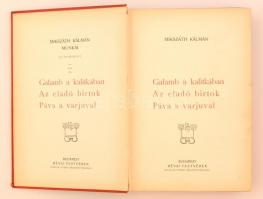Mikszáth Kálmán: Galamb a kalitkában. Az eladó birtok. Páva a varjúval. Mikszáth Kálmán munkái. Uj s...