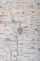 cca 1880 Az Osztrák-Magyar Monarchia textilipara. Nagyméretű térkép. 1:500 000 92x72 cm / large map ...