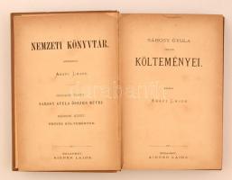 Sárosy Gyula összes művei 2-3. Nemzeti Könyvtár. Budapest, é.n., Aigner Lajos. Kiadói illusztrált eg...