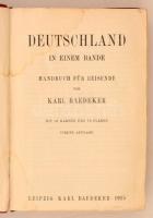 Baedeker, Karl: Deutschland in einem Bande. Handbuch für Reisende. Mit 19 Karten und 64 Plänen. Leip...