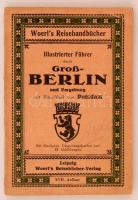 Woerls Reisehandbücher: Groß-Berlin. Leipzig, 1933. Utikönyv papír kötésben, jó állapotban / In paper binding, in good condition.