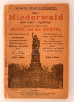 Woerl's Reisehandbücher: Niederwald u. s. Umgebung. Leipzig, 1904. Utikönyv papír kötésben,  / In paper binding.