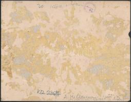 1896 Bosnyák hajdúk, Klösz György felvétele a millenniumi kiállításról, hátulján feliratozva, 18,5×2...