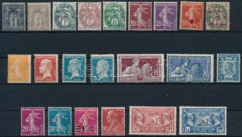 Franciaország 1877-1927 22 db bélyeg, France 1877-1927 22 stamps