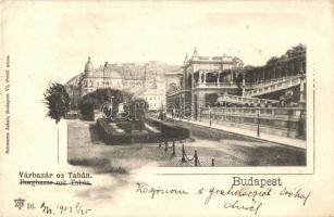 Budapest I. Várbazár és Tabán, kiadja Schwarcz Jakab
