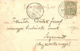 Facset, Facsád, Faget; Indóház, vasútállomás, kiadja Weisz Károly és társa / railway station, Art No...