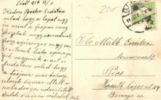 Budapest IV. Újpest, István utca, Otthon Nagy kávéház, villamos (EK)