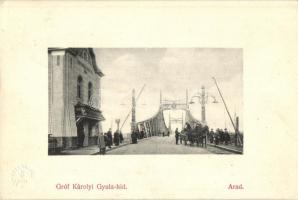 Arad, Gróf Károlyi Gyula híd / bridge