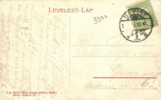 Budapest IV. Újpest, Községháza, István út, kiadja Selley Károly (kis szakadás / small tear)