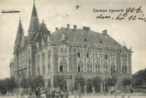 Budapest IV. Újpest, Községháza, Tóth és Társa műasztalosok, kiadja Weisz Berthold