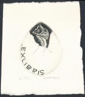 Gyarmati Lea (1938-): Születés. Rézkarc, papír, jelzett, 7.5×5 cm