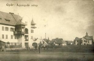 GYőr Ágyúgyár telep Foto AK