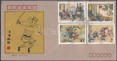 1990-1993 Painting 2 sets on 3 FDC 1990-1993 2 db Festmény sor 3 db FDC-n