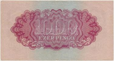 1944. 1000P "A Vörös Hadsereg Parancsnoksága" T:III hajtás mentén szakadás
Adamo P48