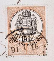 Budapest / Pest 1866. "Első magyar szesz-finomitó részvény-társulat Pesten" részvénye 250F...