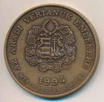 Bognár György (1944-) 1994. "MÉE Gyöngyösi Csoport - Aradi Vértanúk / gr. Leiningen-Westerburg ...