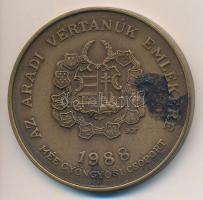 Bognár György (1944-) 1988. "MÉE Gyöngyösi Csoport - Aradi Vértanúk / Knézich Károly" Br e...