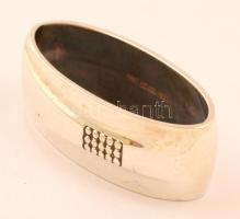 Ezüst (Ag.) BSF szalvétagyűrű, jelzett, 6×3×2 cm, nettó 39,4 g