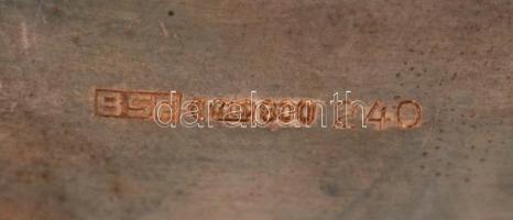 Ezüst (Ag.) BSF szalvétagyűrű, jelzett, 6×3×2 cm, nettó 39,4 g