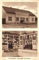 Nyárasd, Felsőnyárasd, Horné Topolníky; Fogyasztási Szövetkezet, belső / cooperative shop, interior (EK)