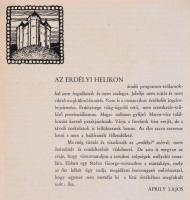 1928 Erdélyi Helikon. I. évfolyam, 1. szám. Szerk.: Kisbán Miklós, Áprily Lajos. Kolozsvár, 1928, Er...