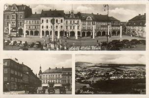 Rumburg mit Adolf Hitler Platz Foto AK