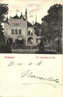 Budapest XIV. Villa a Hermina út 35/C. szám alatt