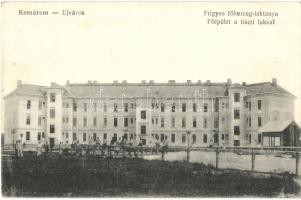 Komárom, Komárno; Újváros, Frigyes főherceg laktanya, Főépület a tiszti lakkal / military barracks