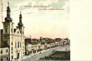 Marosvásárhely, Targu Mures; Fő tér, Katolikus templom / main square, church