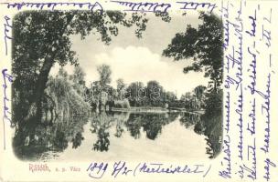 1899 Rátót, park tóval (EK)