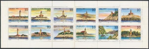 Lighthouses stamp booklet, Világítótornyok bélyegfüzet