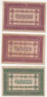 Olaszország / Velence / Osztrák-magyar megszállás 1918. 1L (3x) közte 2db sorszámkövető + 2L + 20L (...
