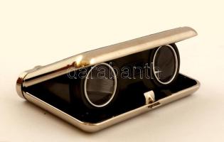 Színházi látcső, 2,5x nagyítású lencsével, jó állapotban, 11x6x2 cm