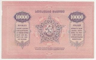 Orosz Polgárháború / Transzkaukázia / Grúz Szocialista Szovjet Köztársaság 1922. 10.000R T:III 
Rus...