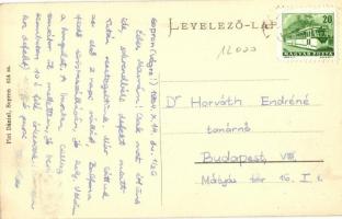 Sopron, Alsólővér utca, kiadja Piri Dániel (1964-ben postázott!)