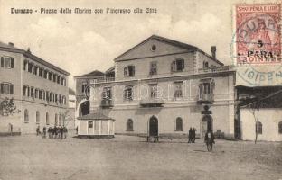 Durres, Durazzo; Piazza della Marina con lingresso alla Citta / square, TCV card