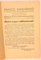 1942 Rákóczi Sakkhíradó. A II. Rákóczi Ferenc levelezési emlékverseny hivatalos közlönye. Összeáll.:...