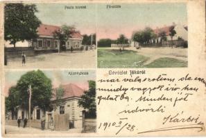 Jóka, Jelka; Postahivatal, Fő utca, Községháza / post office, main street, town hall (EK)