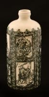 Vadászjelenetekkel díszített levonóképes porcelán kiöntő / Hunter scenes Bavaria porcelain 20 cm