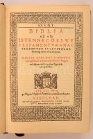 Vizsolyi Biblia. 1-2. köt. Facsimile kiadás! Bp., 1981, Helikon. Kísérőfüzettel. Kicsit kopott műbőr...
