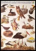 1990 4 db SZDSZ választási plakát, jelzett, ofszet, fölcsavarva, 56×39 cm