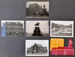 cca 1960 Két fotóalbum, NDK-s (Drezda, Meissen, Lipcse), Jugoszláviai (Negotin (Szerbia)) utazások e...