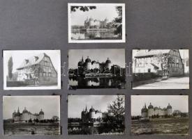 cca 1960 Két fotóalbum, NDK-s (Drezda, Meissen, Lipcse), Jugoszláviai (Negotin (Szerbia)) utazások e...