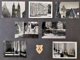 cca 1960 Két fotóalbum, NDK-s (Drezda, Meissen, Lipcse), Jugoszláviai (Negotin (Szerbia)) utazások e...