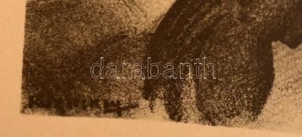 Ruzicskay György (1896-1993): Uraság. Algrafia, papír, jelzett az algrafián, 24×18 cm